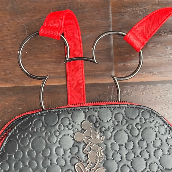 Loungefly Black and Red Embossed Backpack - Picture 2 of 5